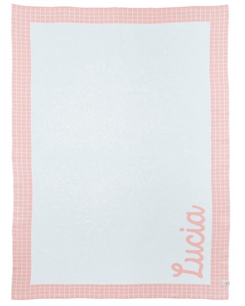 coperta cornicetta rosa