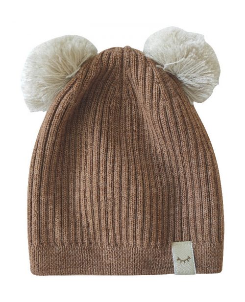 Beanie pon pon lana