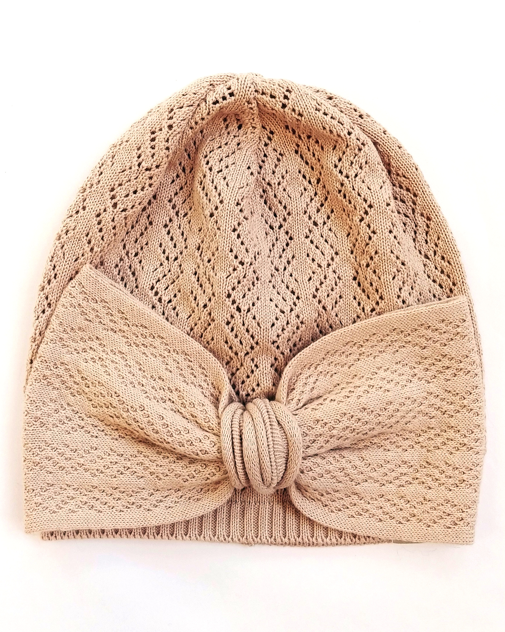Cappellino Crochet Sabbia