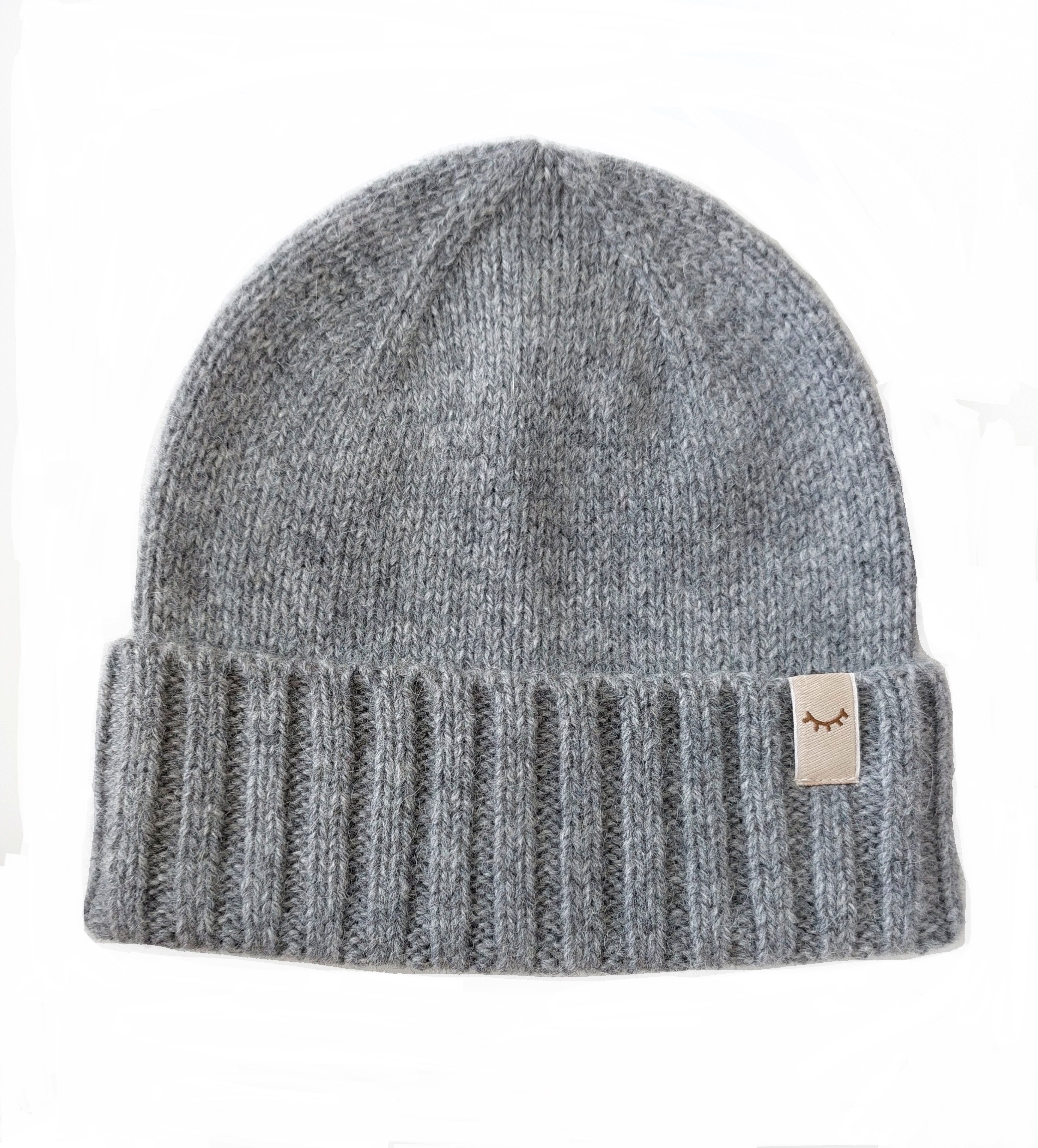 Cappello Baby Alpaca Grigio Mélange