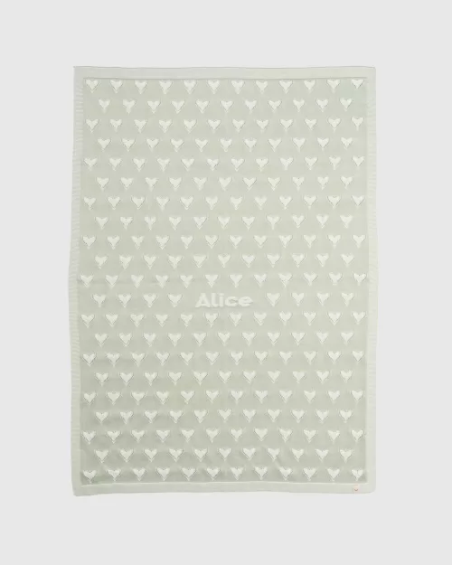Coperta Cuoricini Personalizzabile